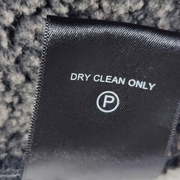 Sam Edelman Sydney Hooded Faux Shearling Black Jacket Coat Women's size S - Picture 14 of 16